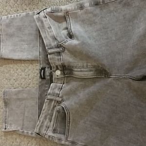 Express denim leggings size L
